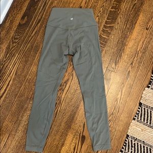 Grey sage lululemon align 25”